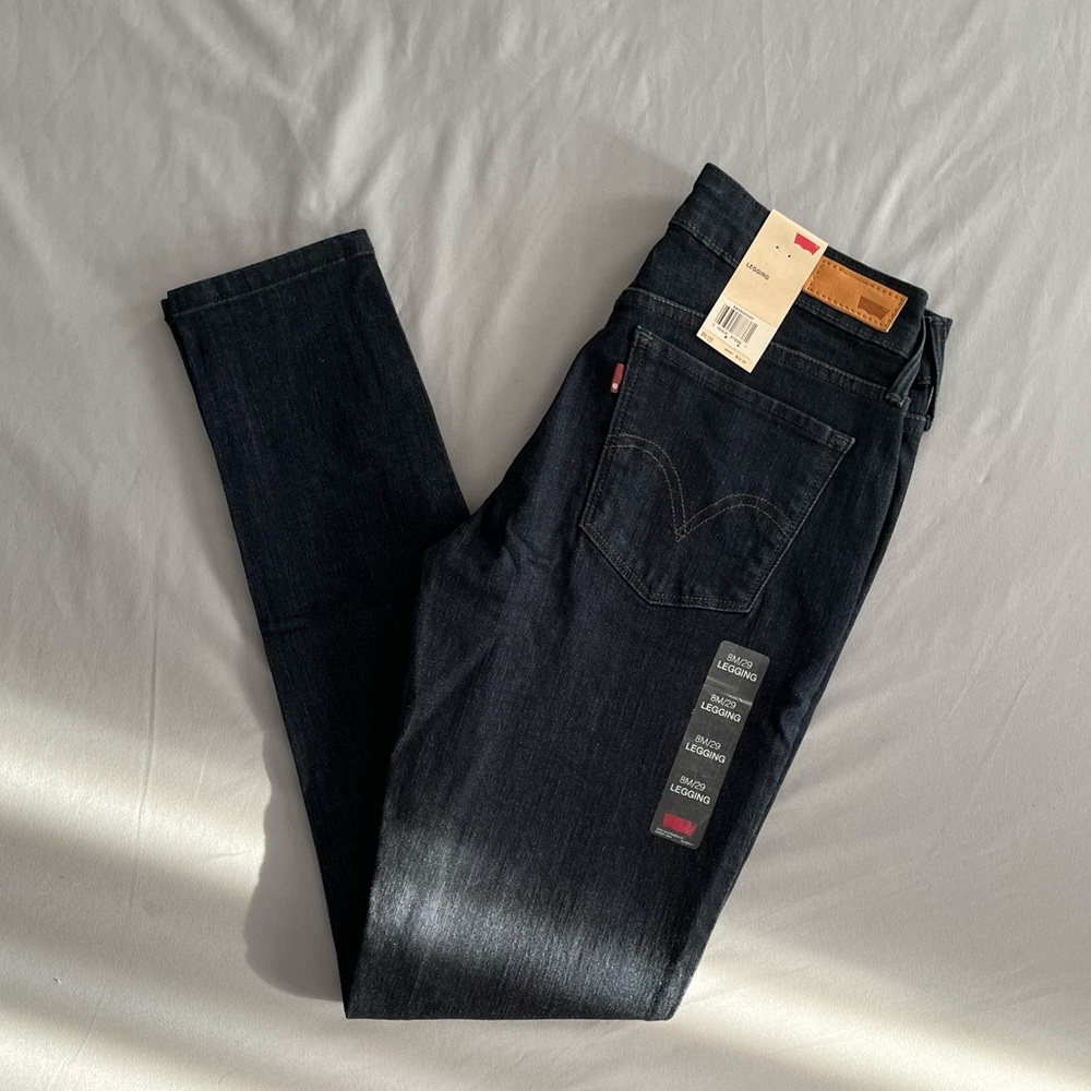 Levi’s 535 Jeans | Legging, Super-Stretch, Low Rise, Dark Blue